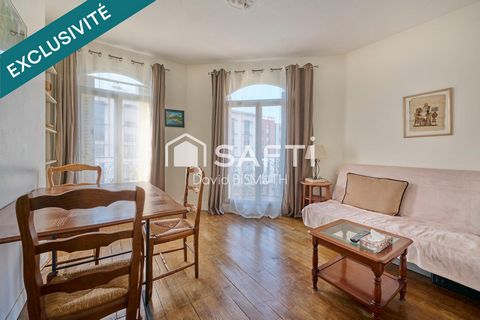 Appartement 2 pièces 1 chambre de 43 m2 situé au 4 -ème et dernière étage Exposé EST avec une cave au sous sol