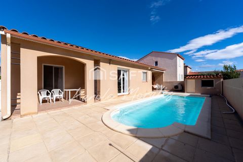 LATOUR BAS ELNE ( 66 ), BELLE VILLA, 3 FACES PLAIN PIED, GARAGE ET PISCINE