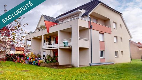 Appartement 3 pièces Rixheim – Rez-de-jardin calme avec terrasse, cave et garage fermé