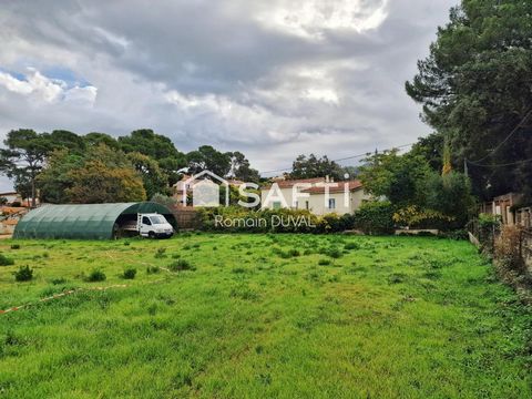 Terrain plat viabilisé – Six-Fours-les-Plages – Secteur calme et recherché