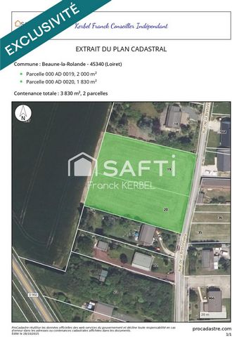 Terrains à bâtir sur Beaune la Rolande