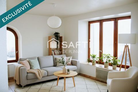 T3 lumineux en rez-de-chaussée – Centre village, proche Genève