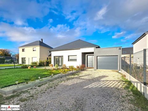 PLAIN PIED CONTEMPORAIN 2022- 3 CHAMBRES - GARAGE - JARDIN