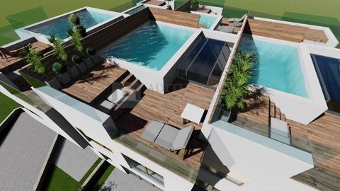 Vodice - luxury duplex apartments with rooftop pools   A total of 9 residential units for sale in Vodice. Each of them extends to the basement, ground floor, first floor and roof terrace where the pool is located. Each residential unit has its own po...