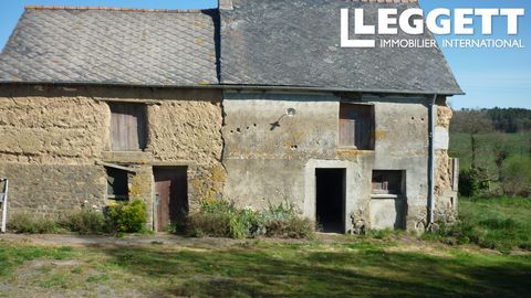 96880SAB22 - This is a perfect renovation project. The roof is in good order giving a dry internal space. It is an L-shaped property in 3 sections with plenty of land and countryside views. Rouillac is the closest village, Broons is 8kms away with al...