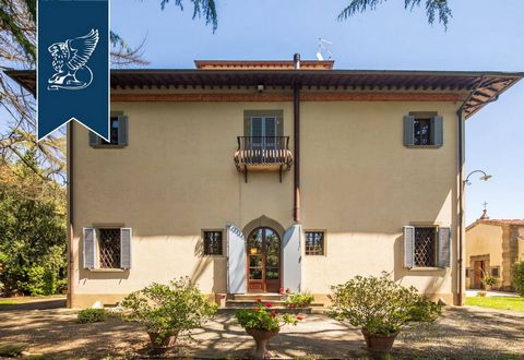 This elegant luxury villa for sale is surrounded by Tuscany's leafy hills, just half an hour from Florence. This prestigious 16th-century property is located in a splendid residential area that guarantees privacy while at the same time preservin...