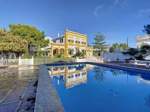 Lucas Fox presents this excellent stately style house of 409 m² built on an extensive plot of 1,659 m². This property was built in 1907, which combines the stately style with the distinctive characteristics of Menorcan houses. Upon passing through th...