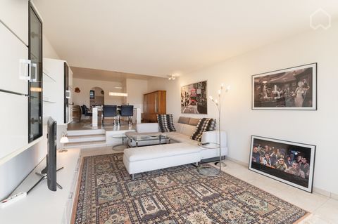 The apartment consists of a large, open plan living and dining room including TV, dining table and a corner sofa. The bedroom has a large window front and offers an unobstructed view of the Rhine. It is furnished with a double bed, closet and bedside...