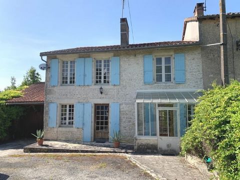Situated in a pretty village just a few minutes from the village of Verteuil-sur-Charente and ten minutes drive from the town of Ruffec, this characterful house offers substantial family accommodation. The front porch leads to the kitchen and then on...