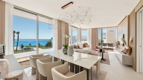 This luxury new development has been designed by the renowned architect Rafael de la Hoz It is situated in a prime location frontline beach with direct access to the beach and is only a short drive to the port of Sotogrande and Estepona The complex h...