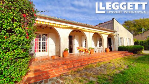 A16869 - The villa is set in the vibrant village of Pennautier just outside Carcassonne. Pennautier has amenities and is a 5 minutes drive to the supermarket. Fantastic family home with plenty of character, the front benefits from the sun and views o...