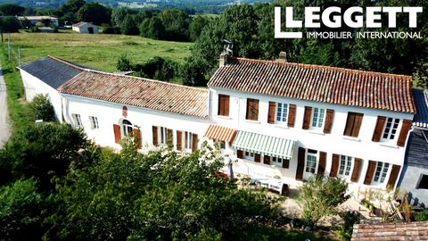 A26055ELM17 - Nestled in a small hamlet in the south of Charente Maritime, this detached house offers you 220m² of living space. Important to note the good energy report being C. On the ground floor, you will discover an entrance hall with a toilet, ...