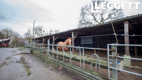 A25991BS50 - Situated in the beautiful countryside of Normandy, with St Lô and its famous haras only 10 minutes away, this stabling facility has outbuildings and pastureland adjacent. To be sold in conjunction with the equestrian farmhouse 150 metres...