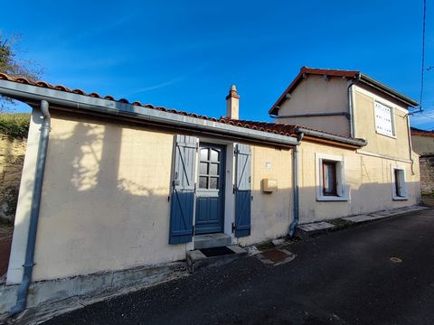 Come and discover this house close to all amenities, offering an entrance to kitchen, living room, bedroom on the ground floor shower room, toilet, as well as a second bedroom upstairs. A fully enclosed outdoor courtyard, with covered terrace, a cell...