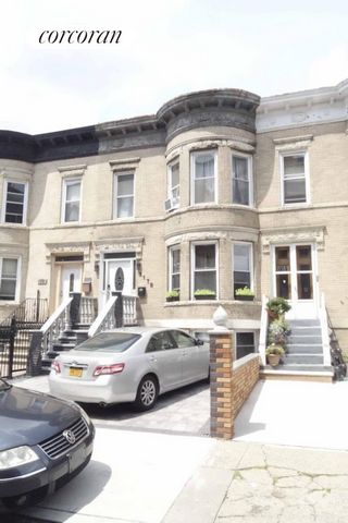 1179 Lincoln Place is a 2 unit limestone with original details, hardwood floors, renovated kitchen and oversize windows. Close to the 2/3 trains etc. Offers are in and seller is not allowing showings.