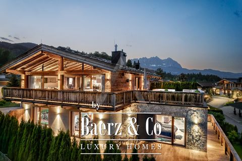 This luxurious 3-story chalet with breathtaking mountain views is located in a sought after area of Reith bei Kitzbühel. The existing building was converted, extended, renovated and finished to the highest standard in 2019. On the top floor are a sty...