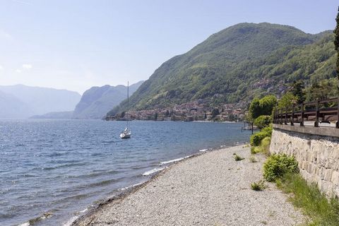 Wake up to the amazing view of Lake Como as this heavenly holiday home lies at the edge of lake. With a fenced garden and barbecue here, you can enjoy the lovely outdoors. Ideal for a family, looking for a respite away from the hustle of modern-day l...
