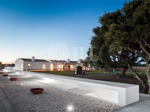 Located on the Alentejo coast, the outdoor space harmonizes with the region through the use of indigenous plants, such as the majestic centuries-old olive trees. It is part of a 10-hectares farm, currently used as a rural hotel. This architectural pr...