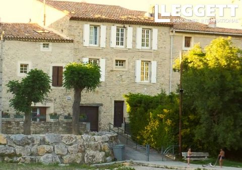 A25979IEG11 - Brilliant house lovingly renovated to keep it's South of France feel. Facing the river Cesse as it winds through Bize Minervois, it is literally steps away from the magnificent natural swimming pool at the centre of this much sought aft...