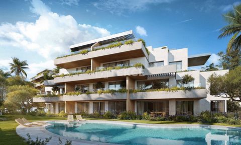 Appartementen met panoramisch uitzicht in de schilderachtige omgeving van Mijas Dit project is gelegen in de gemeente Mijas, een zeer gewild gebied van de Costa del Sol dat bekend staat om zijn schilderachtige schoonheid, traditionele charme en diver...