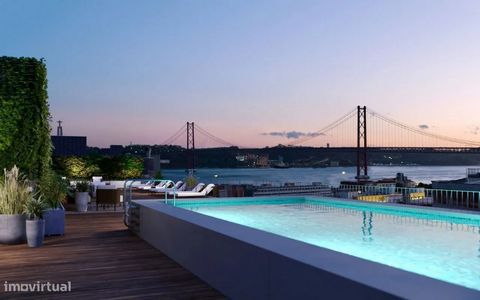 O condomínio Infante Residences beneficia de acesso exclusivo a um elegante rooftop com piscina e zona de lazer, ideal para desfrutar de vistas panorâmicas sobre a cidade e o Rio Tejo. Os interiores de todos os apartamentos de um, dois e três quartos...