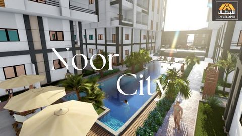 Noor City, Luxe 1 slaapkamer appartement 64m2, met uitzicht op het zwembad in een gloednieuw resort! Houdt u van luxe en zon? Dan ben je bij Noor City aan het juiste adres! Noor stad is een nieuw luxe resort in het centrum van Al Ahyaa, dicht bij all...