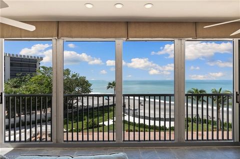 Welcome to your perfect beachfront escape. This rarely available end unit is located in one of the most sought-after communities in Naples. This 3 Bed, 3 Bath condo features all en-suite bathrooms, custom built-in closets, & is being offered fully fu...