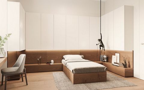 Willkommen bei Luxurious XV Unit D - Eine moderne und luxuriöse 83 m² große Zwei-Zimmer-Wohnung im ersten Stock einer brandneuen Entwicklung unter dem Schloss von Saint Jorge. Es bietet schönes und warmes natürliches Licht, eine komfortable Atmosphär...