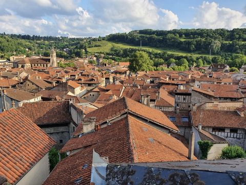 We offer you this unique property at the end of renovation located in the Historic Center of Figeac and having its hanging garden. The house offers 220 m² approx. living space spread over 3 levels including a room/workshop on the street level. Then o...