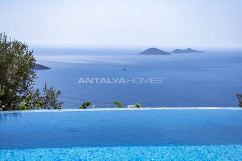 5-Bedroom Sea View Villa for Sale in Kalkan The villa offers many features, including a private parking area, storage room, laundry room, large water tanks, and a barbecue area. All major furniture and antique pieces are included in the sale. With it...