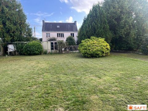 Maison située à Pleuven avec terrain en parti constructible