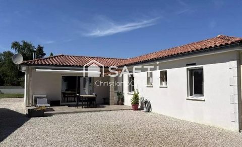 RETAUD 17460. Agréable maison de plain pied de 114 m² habitable avec un studio indépendant de 30 m² sur un terrain de 1001 m²