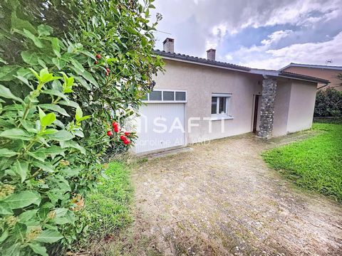 Maison de plain-pied sur une parcelle de 600m²