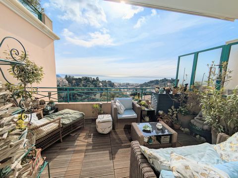 Appartement 3 piÃ¨ces Parc ImpÃ©rial NICE VUE MER Terrasse et Piscine