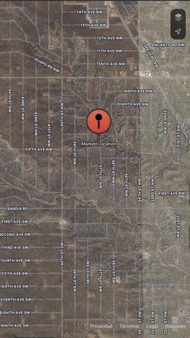 Ein Hektar großes Grundstück in Rio Rancho, nicht weit vom Northern Blvd. Der Käufer muss seine Sorgfaltspflicht erfüllen, wenn es um Versorgungsunternehmen geht und ob es für seine Bedürfnisse geeignet ist. Das Grundstück ist 1 Hektar groß, die Vord...