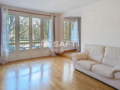 Appartement 3 pièces 87m² traversant 2 balcons