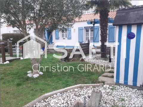 Sur Noirmoutier, près du centre-ville, belle maison de plain-pied en parfait état, avec 4 chambres sur propriété de 462 m2.