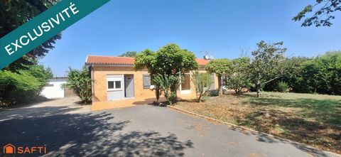 Maison de plain pied, 3 chambres, garage double, Vide sanitaire a taille d'homme