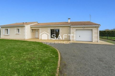 PLAIN PIED 3 CHAMBRES ET GARAGE A FAYE SUR ARDIN !
