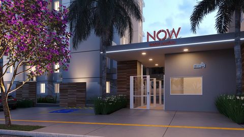 RESIDENCIAL NOW - A Residential Apartments condominium in the heart of one of the fastest growing areas in Goiânia, Amazon Park, next to Avenida Rio Verde, Cascavel Park, Esup College, WRJ High School, Buriti Shopping and Assai Supermarket. An afford...
