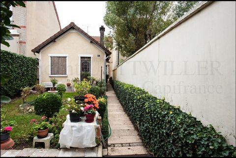 Dpt Hauts de Seine (92), VIAGER occupé à vendre CLAMART Maison, dépendance et jardin