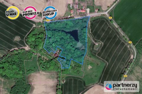 ATTRACTIVE INVESTMENT PLOT - PALACE PARK WITHIN THE PROTECTED LANDSCAPE OF THE ELBLĄG CANAL LOCATION: The property is located in the town of Kąty, and it is an attractive tourist settlement located in the Warmian-Masurian Voivodeship, in the Elbląg p...
