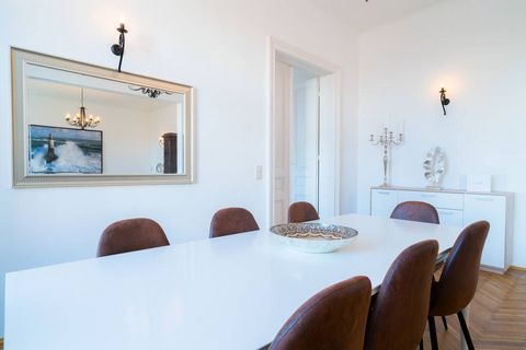 Are you looking for modern yet cosy accommodation for your time in Vienna? This beautiful flat offers everything you need to feel at home.  In addition to the high-quality wooden flooring, the flat is particularly impressive due to its tasteful furni...