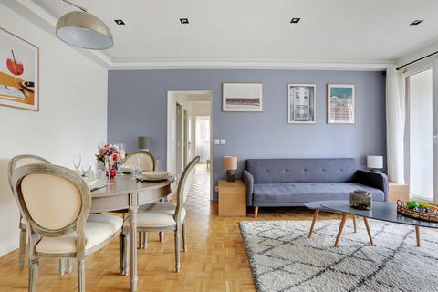Spacieux appartement de 3 chambres à Boulogne-Billancourt, à proximité des parcs et musées parisiens