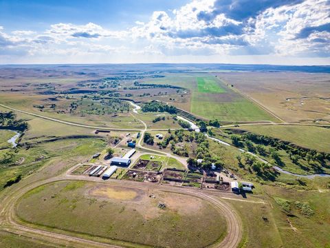 The Johnson Ranch is located on the banks of the Grand River southeast of Lemmon South Dakota and consists of 1484± deeded acres. Approximately 4.5 miles of the North Fork Grand River flows through the center of the ranch and feeds the nearby Shadehi...