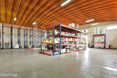 Warehouse in Samora Correia in the Murteira Industrial Park built in 2013. Coverage status is excellent. This industrial park is an excellent location for the establishment of an industrial company. Strategic geographical location from the point of v...