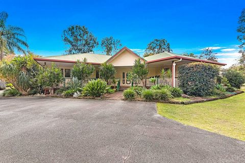 BRING YOUR HORSE This 3 Totually useable acres is very set up for horses with Stables, dam, Bore, Arena and Round Yard There is a very roomy 4 Bedroom home with fireplace and a lovely front veranda and a huge rear entertaining area. A large inground ...