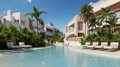 This vertical villa comes with a private pool and large garden, It is part of the elegant beach resort, El Yado. El Yado seamlessly combines aesthetics, spacious living areas, and craftsmanship to set the scene for an exceptional coastal lifestyle in...