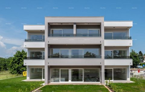Er wordt gewerkt aan een nieuwbouwproject van een stadsvilla met in totaal 8 wooneenheden te koop in Žminj. Appartement S1, oppervlakte 55,74 m2, in Žminj te koop. Het appartement bevindt zich op de begane grond van het gebouw en bestaat uit een inko...