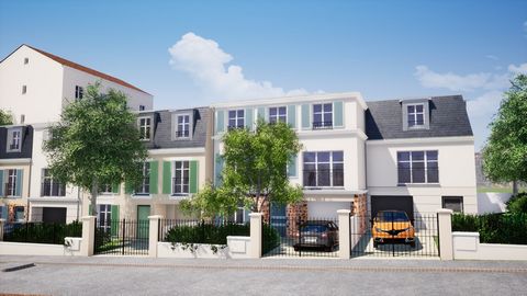 Between Place Stalingrad and Place Rabelais, we offer a program of four new houses in future state of completion. House of 103.89 m2 on a plot of 177 m2. Independent cadastral lot. Quiet and residential environment. Close to shops, schools, conservat...
